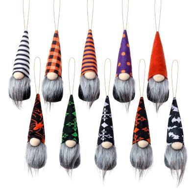 China 2021 Doll Plush Doll Halloween Decoration 5 Pcs Small Long Gnome Handmade Beard Faceless Halloween Decoration Plush Doll For Decoration for sale