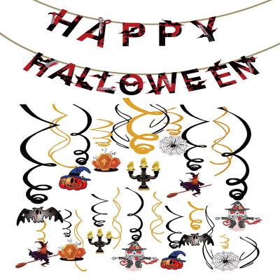 China 2021 Education Halloween Happy Birthday Party Hanging Swirl Decoration for sale