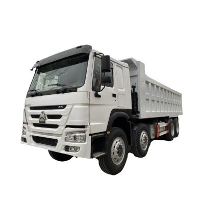 China Howo Used 12 Tires Tipper Truck 30-40 Ton Dump Truck Standard Dump Truck Dimensions 8x4 For Africa 6.8*2.5*3.1 for sale