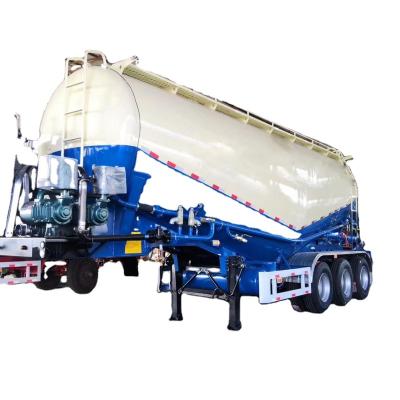 China Heavy Duty Fly Ash Silo Truck Trailer 3 Axle 40Tons Bulk Cement Tanker Truck Trailer For Sale for sale