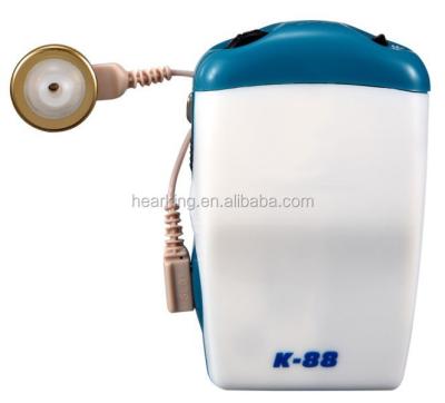 China Lightweight and comfortable to wear K-88 body pocket worn hearing aid for sale