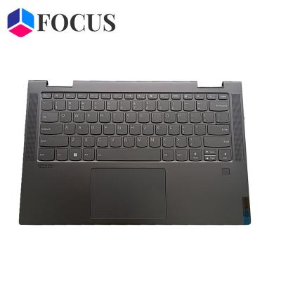 China For Lenovo Yoga 7-14ITL05 For Lenovo Yoga 7-14ITL05 Upper Palmrest With Keyboard Touchpad Backlit Gray 5CB1A16224 for sale