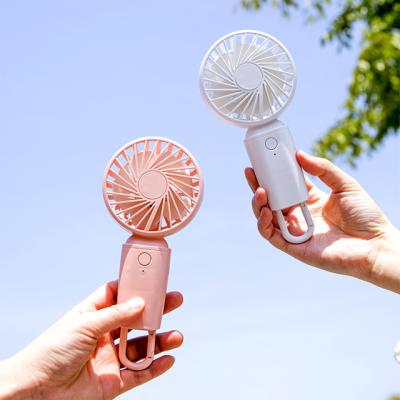 China USB Rechargeable Hotel Mini Double Motors Outdoor Handheld Fan Portable Mini Fan Hook for sale