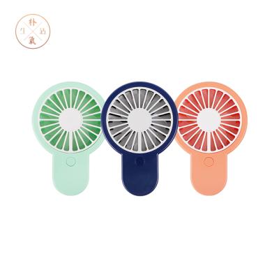 China 2022 Cute Puyang Shenghuo Hot Selling Candy Color Battery Rechargeable Handheld Personal Mini USB Fan for sale