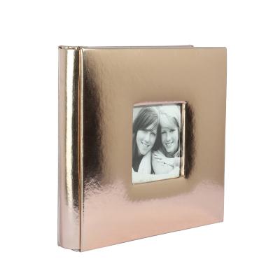 China Luxury Window Mailer Family Photo Album PU Screw Limit Handmade Custom Photo Album for sale