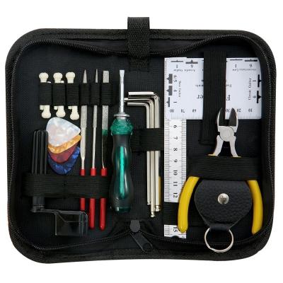 China Carry Guitar Cleaning and Maintenance Tools Tuning Key Guitar Change Set Kit Set Guitar Tool Kit for sale