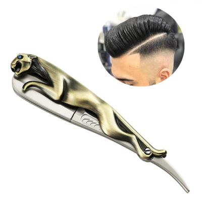 China Wholesale Steel Single Blade Straight Razor Men Shaving Razors Handle Barber Tool Manual Shaver Classic Scraper Sharpened for sale