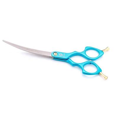 China High Quality Professional Pet Hair Cutting Scissors Right Handed Dog Styling Shears Pet Grooming Sharp Edged Scissors Pets Beauty Tools for sale