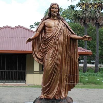 China Europe Jesus Figure Sculpture Life Size Religious Bronze Catholic Statues For Sale for sale