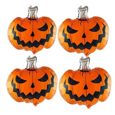 China Large Halloween Pumpkin Top Grade Halloween Foil Balloon Holiday Foil Balloon Scary Pumpkin Balloon Party Supplies Party Decorations for sale