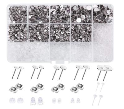 China Amazon DIY Earring Production Repair Kit With Ear Hook Ear Plug Ear Pin Jump Ring Accessories 2700PCS BB016 for sale