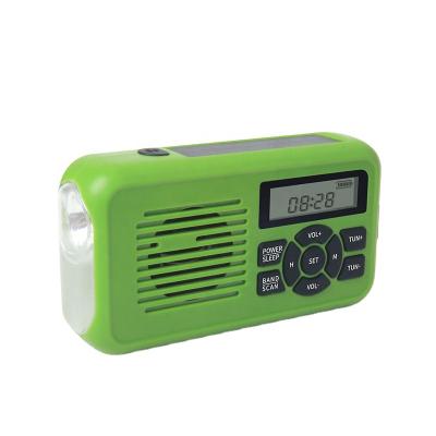 China 2021 New Eco-friendly Hot Sale Portable Emergency Dynamo Solar Radio for sale