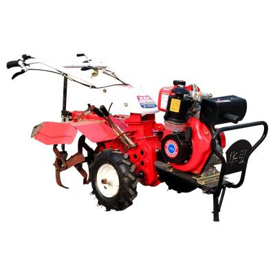 China Agriculture soil small trencher soil breeder weeding micro-tiller four-drive belt steering universal tiller for sale