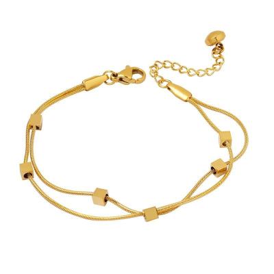 China Vintage Snake Chain Charm Bracelet For Women Fashion Brand Snake Chain Bracelet for sale