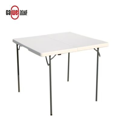 중국 Creative and Portable Folding Square Plastic Table Directly Selling from Manufacturer 판매용