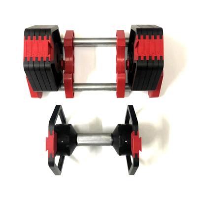 China cheap rubber hex dumbbell home gym equipment weights adjustable dumbbell Muscle exercise for Power Training dumbbells en venta