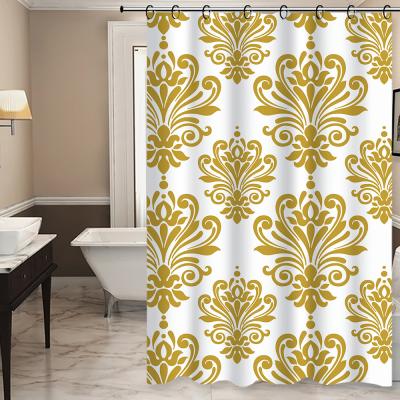 China Sustainable Plastic Peva Curtain Peva Bathroom Curtains Bathroom Mat PEVA Vinyl Shower Curtain for sale