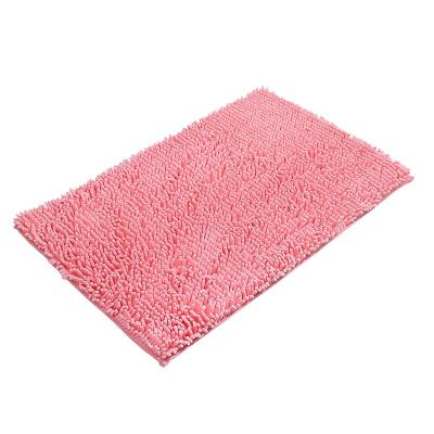 China Washable Mat Set Rugs Living Room Anti-Slip Bath Floor Mat Chenille Absorbent Waterproof Mat for sale