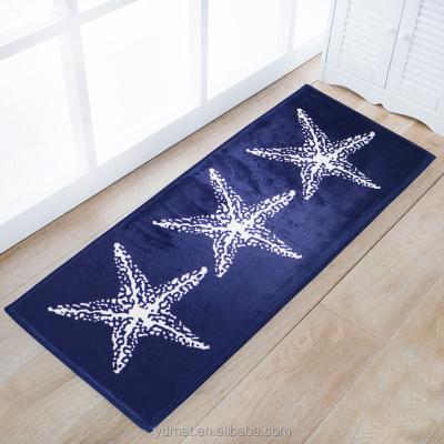 China Custom Indoor Starfish Blue Blanket Ride-Resistant for sale