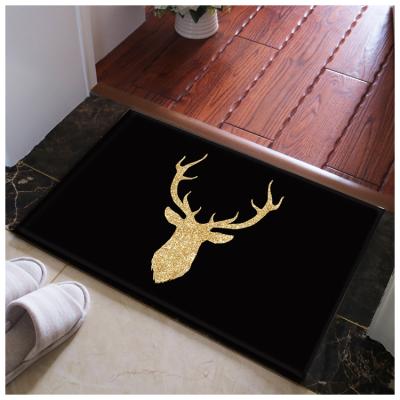 China Custom Digital Printed Polyester Rug Wrinkle-Resistant for sale