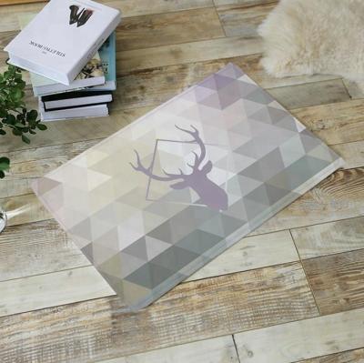 China Decorative Personalized Room Mat Space Deer Design Mat Wrinkle-Resistant for sale