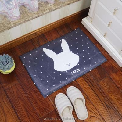 China Single Pcs Bedroom Decorative Printed Single Area Rug for sale