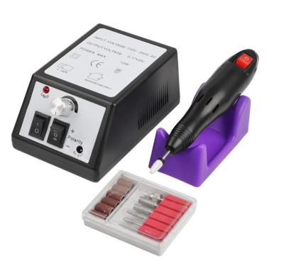 China Professional Electric Manicure Pedicure Care Nail Drill Machine Manicure Set Kit Nail Grinding Glazing Machine for Home Salon for sale