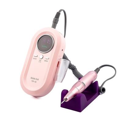 China Professional Portable Electric Manicure Pedicure Care 20W 30000RPM Nail Drill Machine Manicure Pedicure Tool Kit Nail Polisher Remove for sale