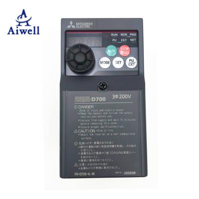 China Industrial Automation 400W Mitsubishi Freqrol D700 D720 AC Inverter Board 720 FR-D720-0.4K for sale