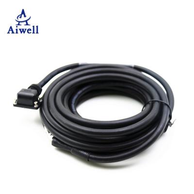 China Industrial Ect Mitsubishi Servo Motor Power Supply Cable MR-PWS1CBL5M-A2-H for sale