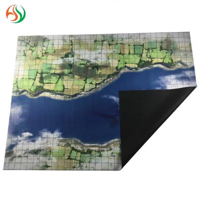 China AY 36 Inch By 36 Inch Anti Slip Super Large Neoprene Eco Table Battle Mat Luxury Waterproof Environmental Friendly Custom Wargame Mat for sale