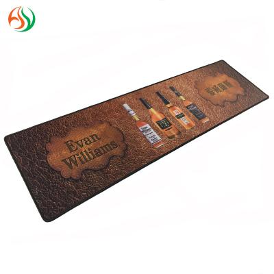 China Comfortable Custom AY Bar Mat Table Barmat Eco - Friendly Runner With Logo for sale