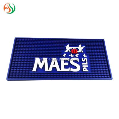 China AY Sustainable Durable Washable Customized Puddle Mats Anti Fatigue Sublimation Blank Absorbent Led Bar Mat PVC Eco-Friendly Bar Runner for sale