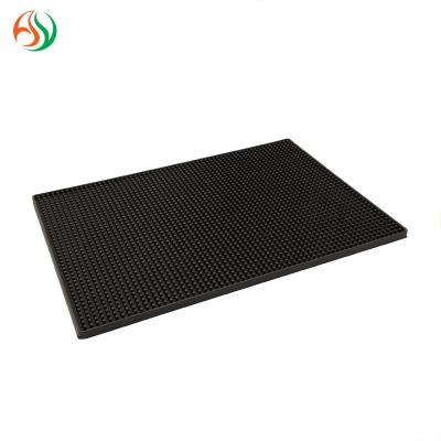 China Washable Personalized Custom Logo Large Soft Bar Mats Led Rubber Anti Slip AY Lovely Anti-slip Eco Friendly Beer Bar Mat for sale