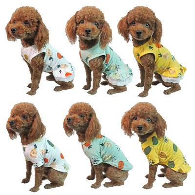 China Smart Pet Clothes New Dog Viable High Quality Shirts Pet Clothes For Summer Dog Clothes Print for sale