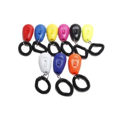 China Viable Wholesale Custom Multicolor Logo Pet Clicker Dog Training Clicker High Quality Dog Clicker for sale