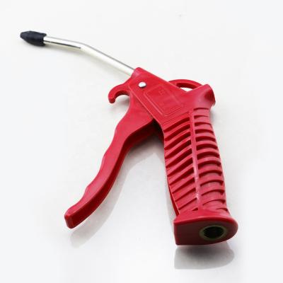 China Plastic Industrial Pneumatic Gun Used Pneumatic Cleaning Tool Red Color Quick Connector Air Blow Dust Cleaning Gun for sale