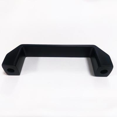 China Modern Square L=120 Aluminum Popular High Quality Recessed Zinc Alloy Hidden Cabinet Handles for sale