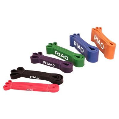 China Durable RIAO Pull Up Band Aid Strength Bands Custom Fitness Latex Stretch Resistance Bands for sale