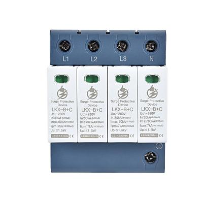 China 125AgL/gG Wholesale DC SPD Surge Protector LKC-B+C4P-280 Surge Protector Module Surge Voltage Protector for sale