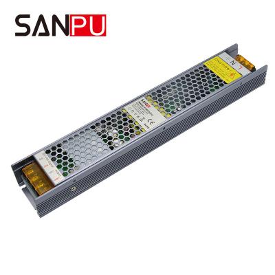 China Power Tool Triac dimmable 12v 20a power supply 250W SANPU New Arrival AC 220V to DC 12 V Single Output Small Without Fans for led display for sale