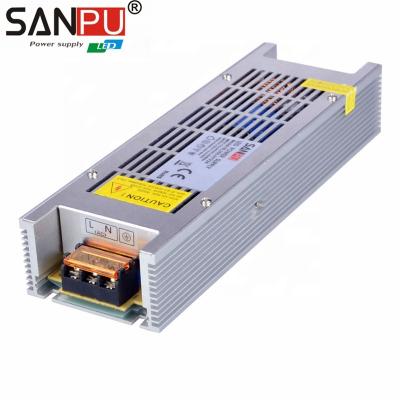 China Power Tool 220vac to 24vdc power supply 250W 24V SANPU New Arrival AC 220V to DC 24 V Single Output Small Without Fans for led disp for sale