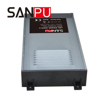 China Aluminum Strip Slim 230v 400W manufacturer smps 33a 220v ac 12v dc power supply 12V 33A small led transformer for sale