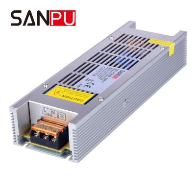 China Power Tool 12v 20a power supply 250W 12V SANPU New Arrival AC 220V to DC 12 V Single Output Small Without Fans for led display for sale