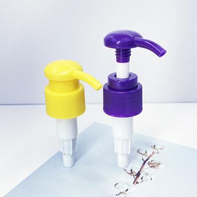 China Non Spill Colored 24/410 Screw Lotion Pump Customized Screw Liquid Soap Lotion Pump for sale