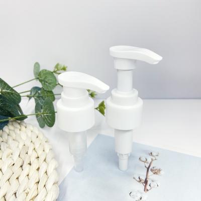 China Non Spill New Design 28/410 Screw Lotion Pump Head With Outside Spring for sale