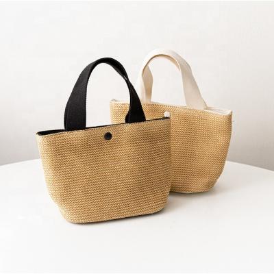 China Other Fashion Design Quality Summer Beach Simplicity Tote Bag Straw Bohemian Handbags For Women for sale