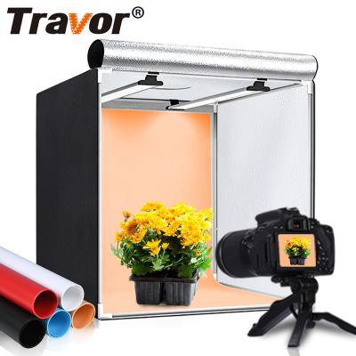 China Professional Light Box 60x60 Mini Photostudio Mini Room Photo Shot Studio Lightbox Photography Photo Studio 24inch Polyester Fabrics for sale