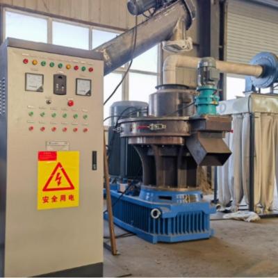 China 1-4T/H Automatic Wood Pellet Mill Wood Fuel Ring Die Feed Pellet Machine for sale