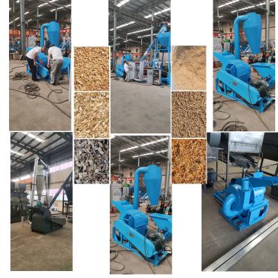 China Big Capacity Wood Hammer Mill Wood Shredder Wood Chip Crusher for sale